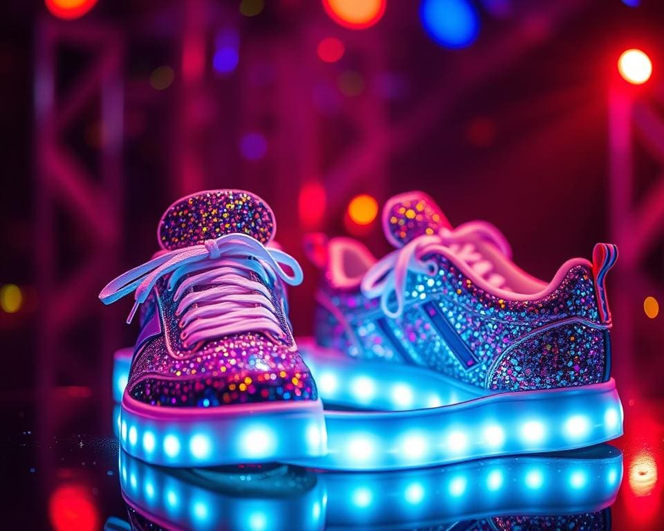 Sneaker mit Glitzereffekt: Der neue Party-Look
