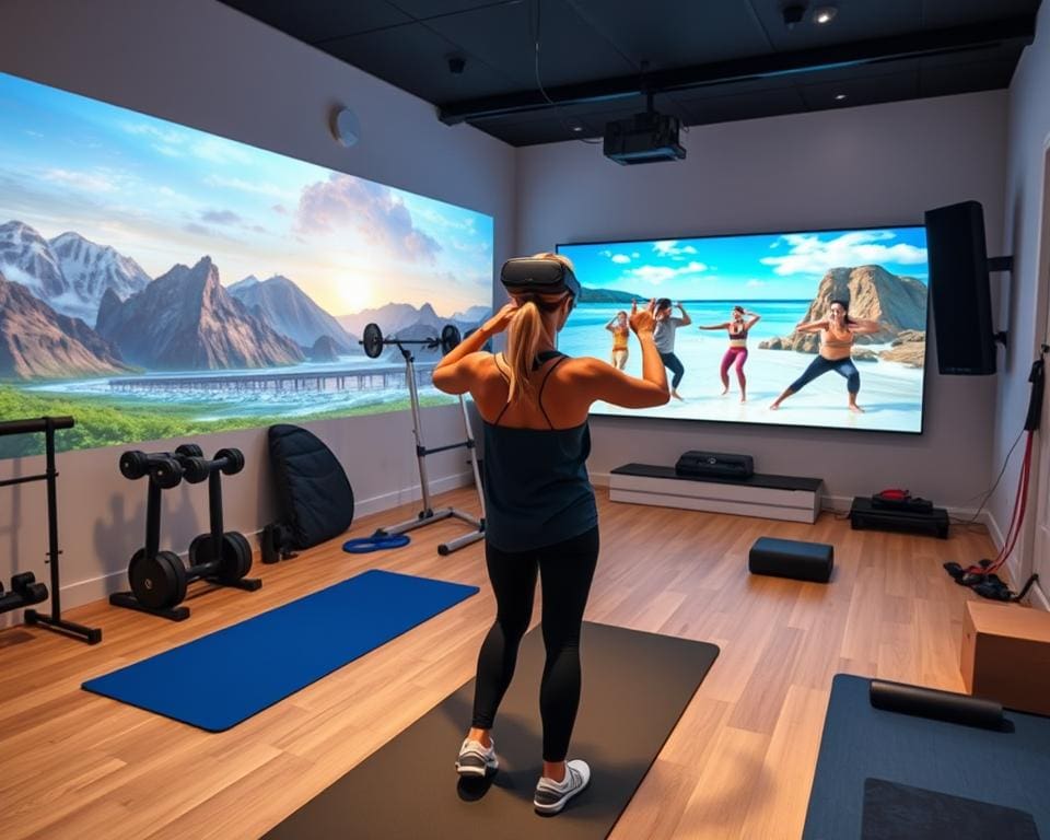 Virtual-Reality-Fitnesskurse für Zuhause