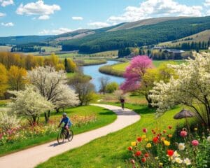 Die besten Orte für Radfahren im Frühling