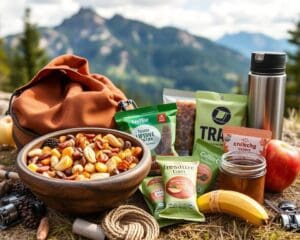 Die besten Snacks für lange Wanderungen