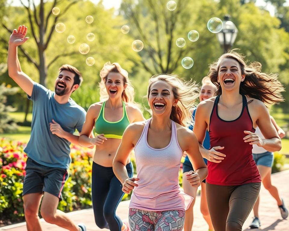 Endorphine und Glück beim Sport