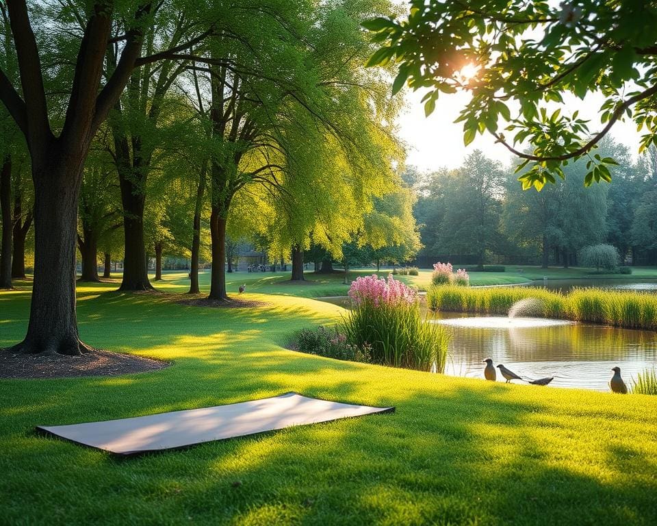 Entspannung im Park finden