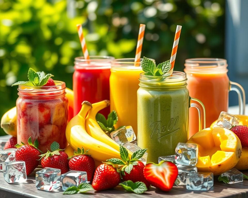 Frische Smoothie-Rezepte für heiße Tage