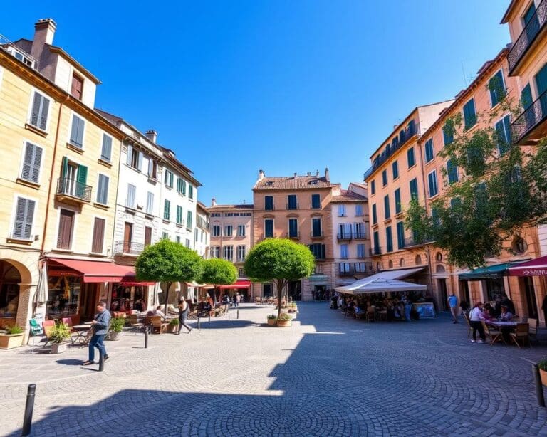 Historische Plätze in Marseille, Frankreich
