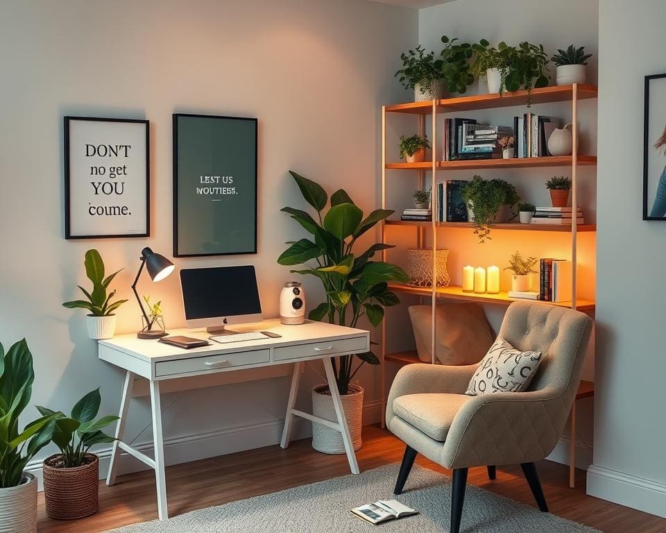 Home-Office-Dekoration für mehr Inspiration