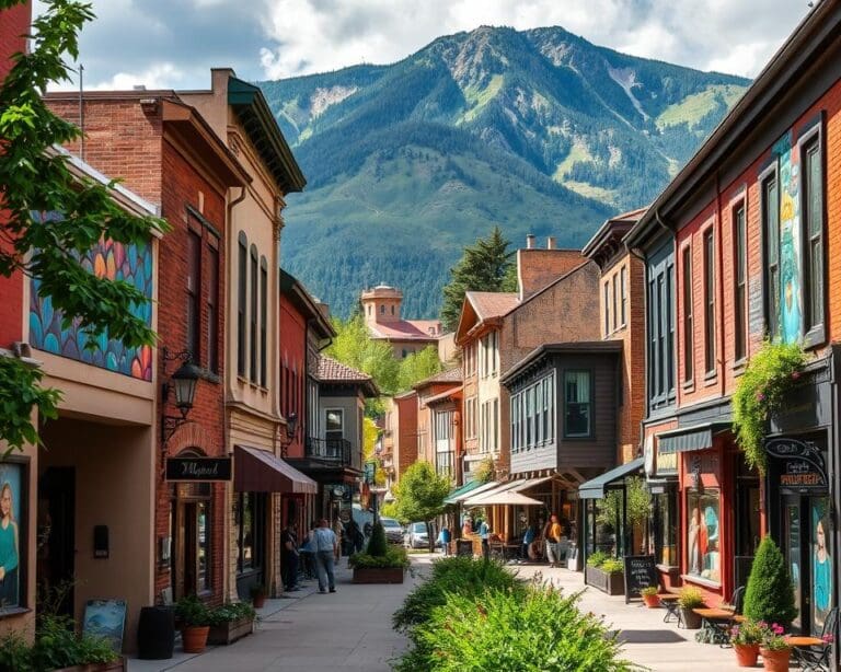 Kreative Viertel in Boulder, Colorado