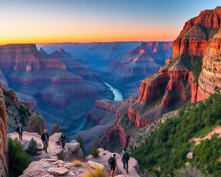 Outdoor-Aktivitäten im Grand Canyon, Arizona