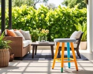 Outdoor-Hocker von Fermob: Komfort für den Außenbereich