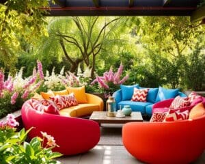 Outdoor-Sofas von Fermob: Für komfortable Stunden im Freien