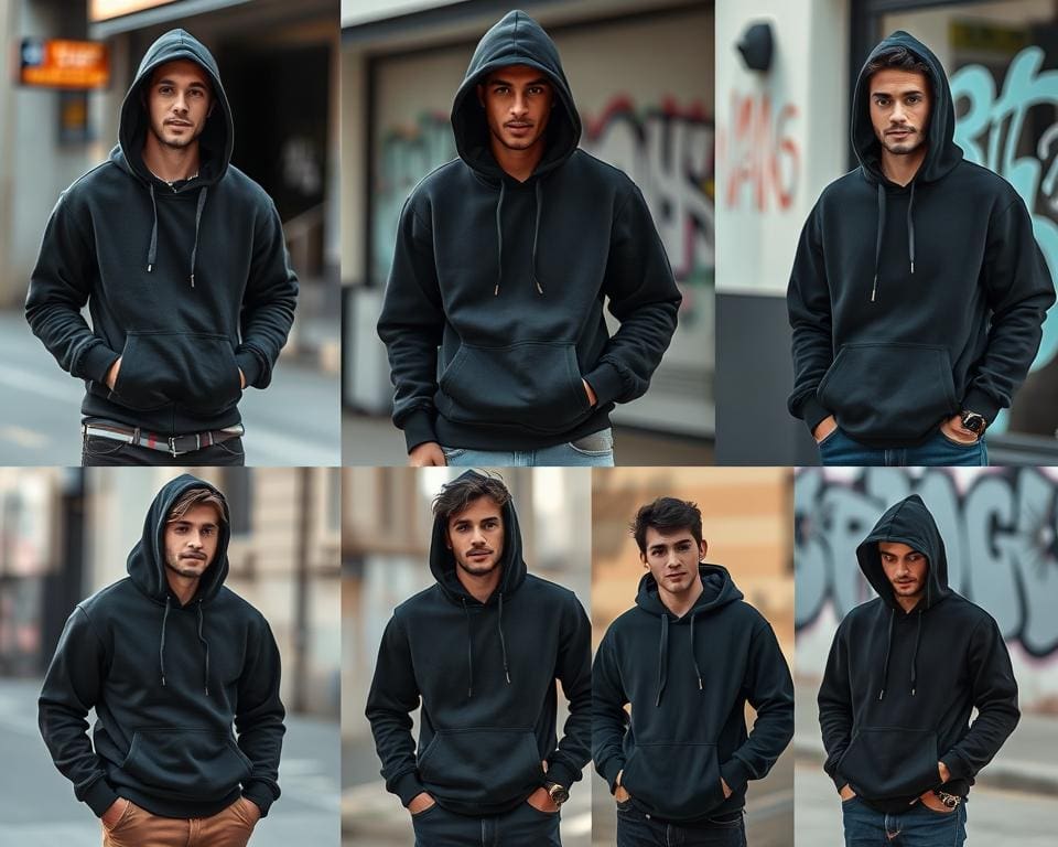 Schwarze Hoodies: Stilvoll, vielseitig und erschwinglich