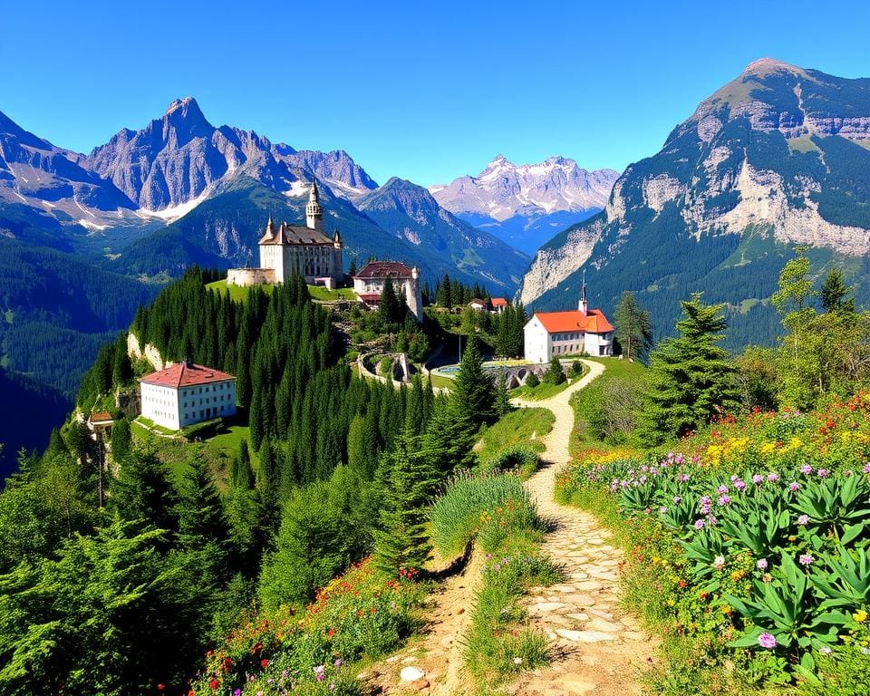 Sehenswürdigkeiten entlang der Wanderwege