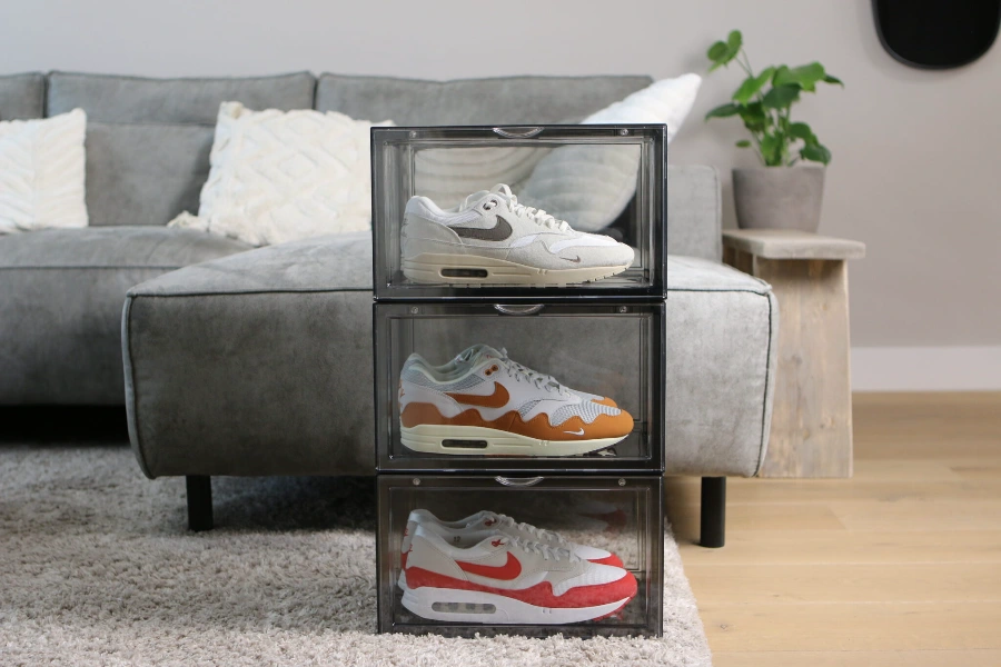 Acryl oder Kunststoff? Die ideale Sneakerbox finden