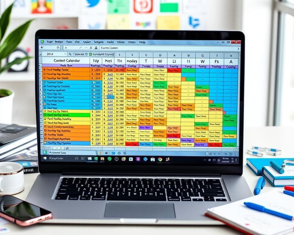 Social Media Content planen: Wie ein Profi mit Excel