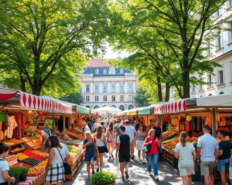 Sommermärkte in Wien: Shopping und Kultur