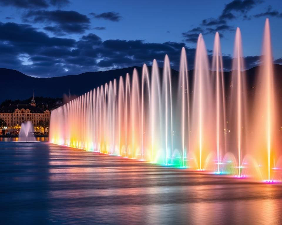 Spektakuläre Wassershows in Luzern