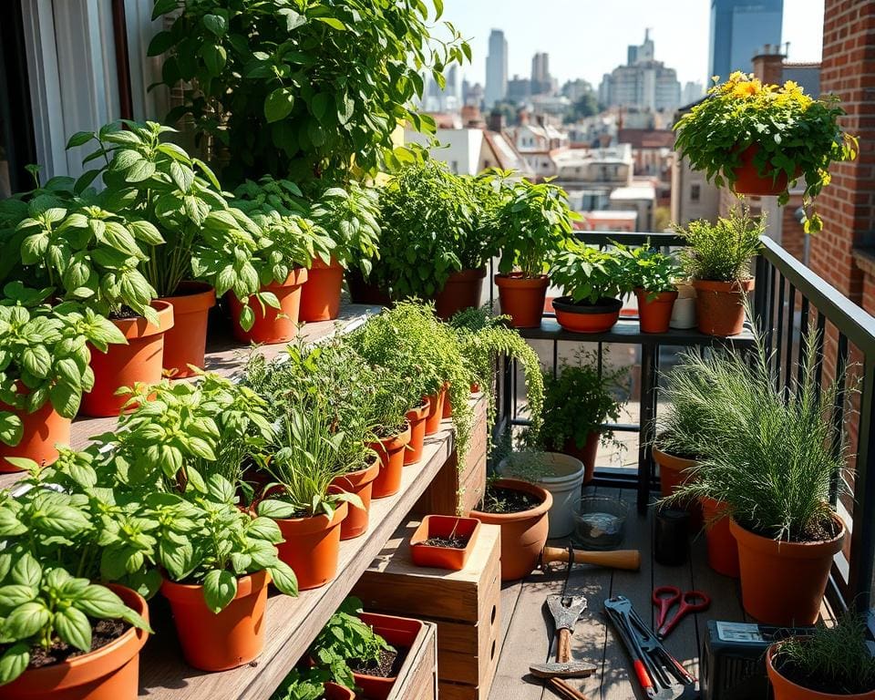 Warum ein Balkon-Kräutergarten so praktisch ist