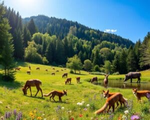 Wildgehege in Bayern: Tiere hautnah erleben