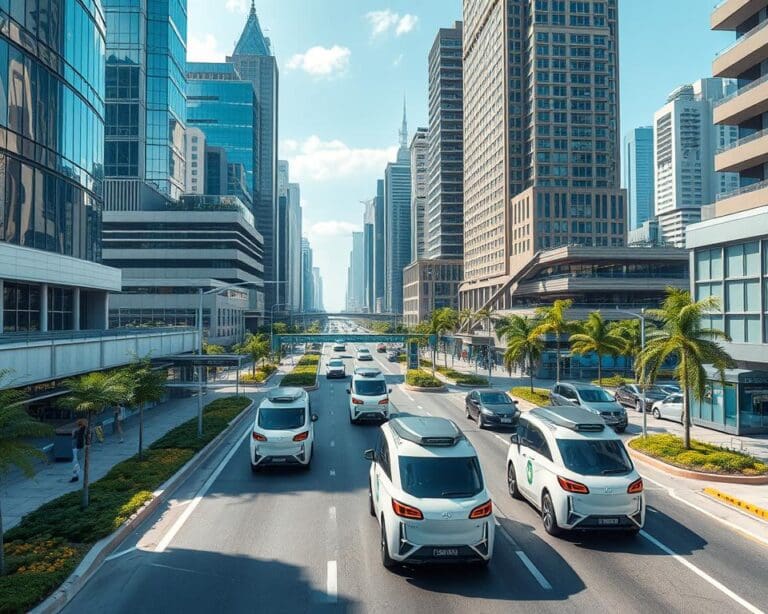 Autonome Fahrzeuge für städtische Logistiklösungen