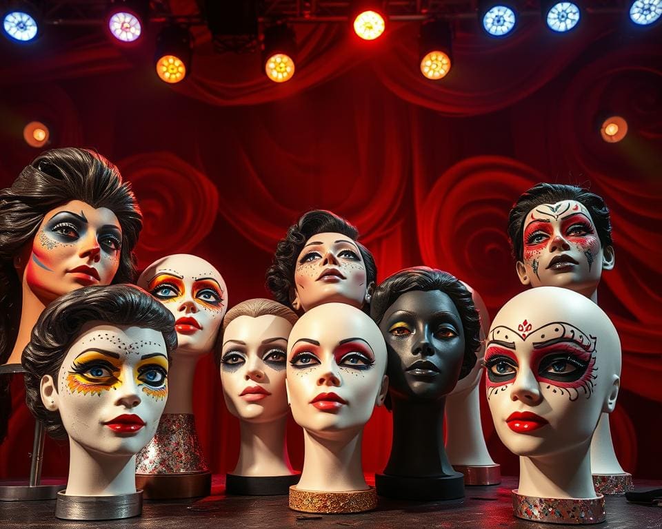 Bühnen-Make-up Techniken