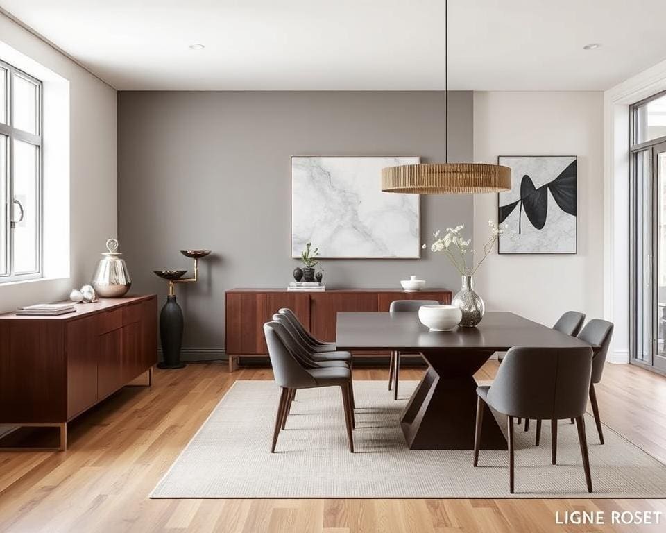Designermöbel im modernen Esszimmer