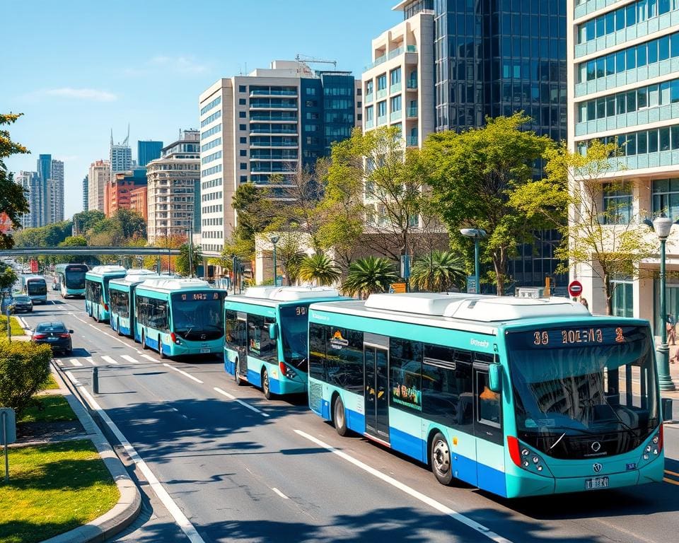 Elektrobusse im städtischen Verkehr