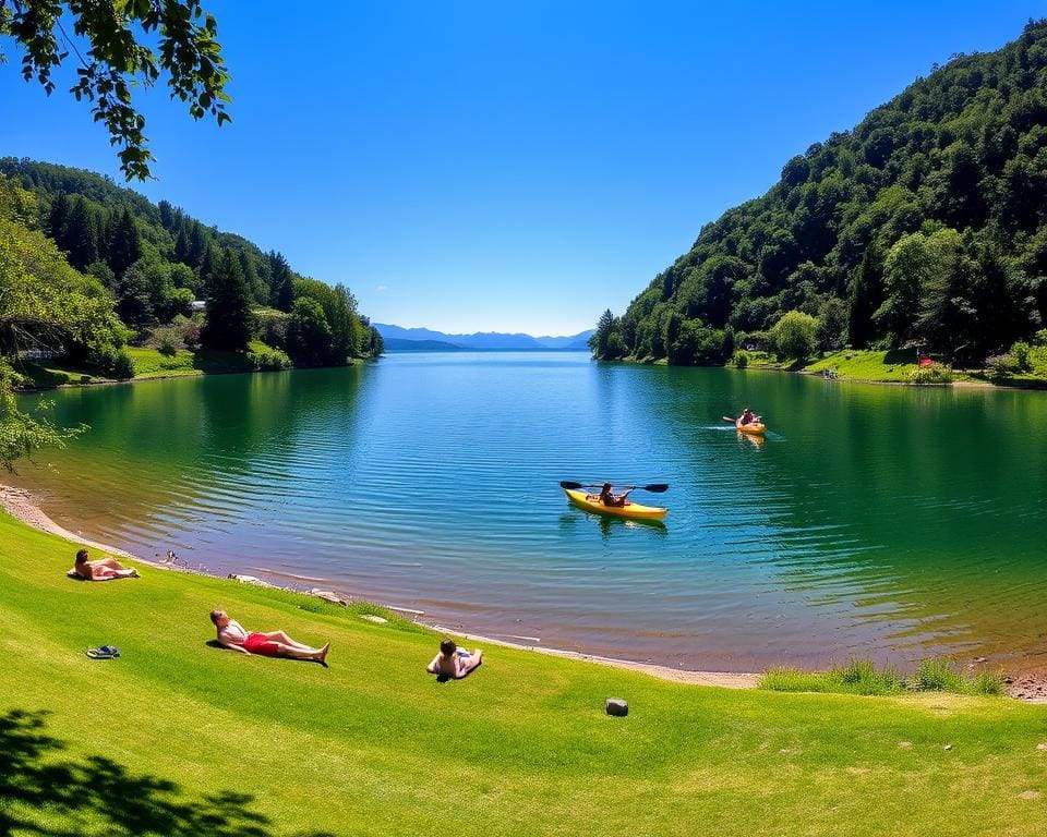 Entspannung am Badesee