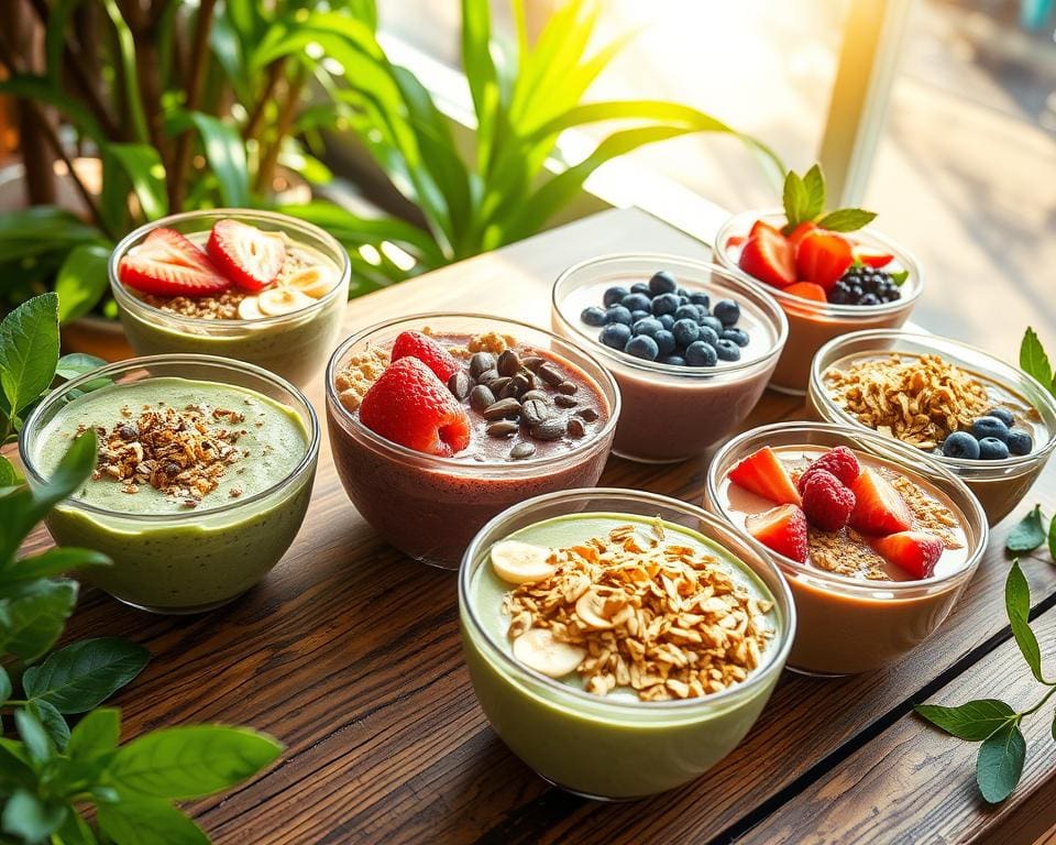 Gesundes Frühstück - Smoothie-Bowls