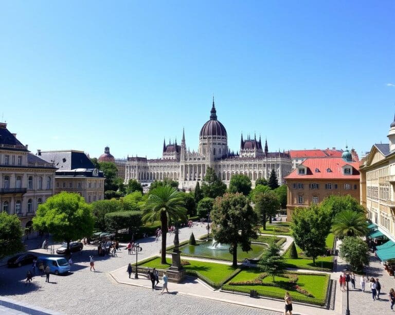 Historische Plätze in Budapest, Ungarn