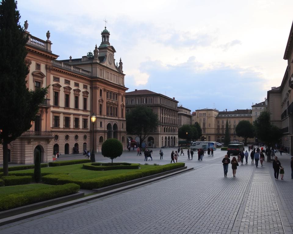 Historische Plätze in Turin, Italien