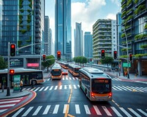 Intelligente Verkehrssteuerung für Stadtbusse
