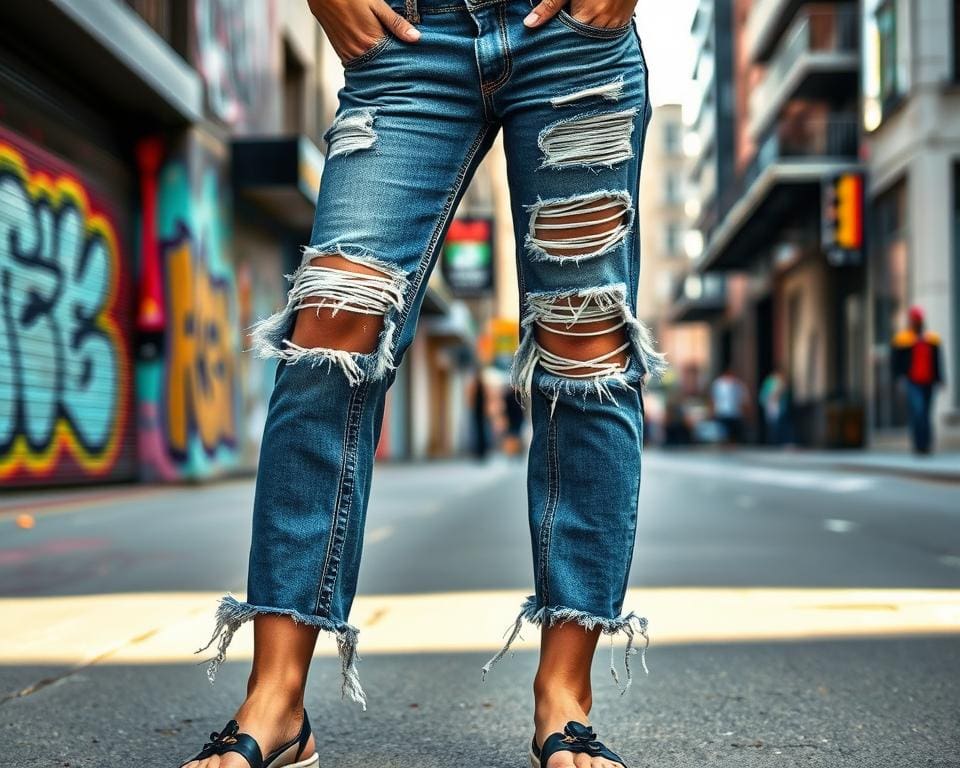 Jeans mit Destroyed-Look: So tragen Sie den Trend stilvoll