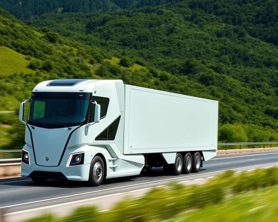 Lkw mit Brennstoffzelle