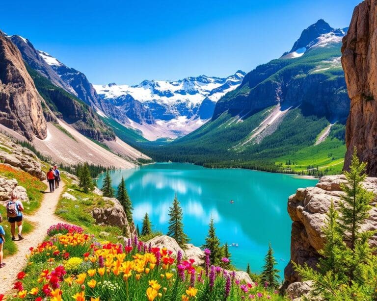 Outdoor-Aktivitäten im Glacier Nationalpark, Kanada