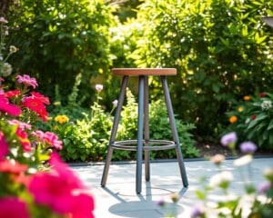 Outdoor-Hocker von Fermob: Robust und flexibel einsetzbar