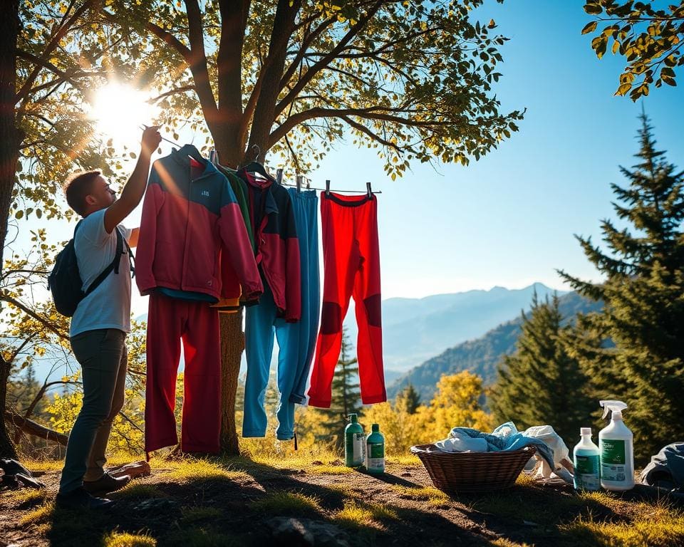 Pflege von Outdoor-Kleidung