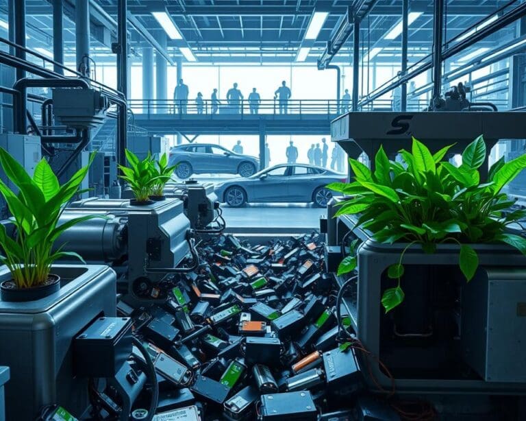 Recycling von Akkus in der Fahrzeugindustrie