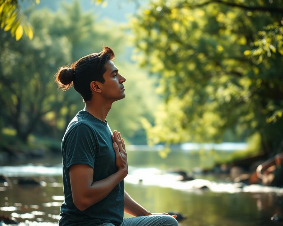 Stressabbau durch Atmung