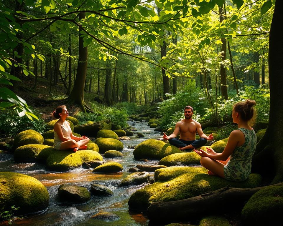 Stressabbau und Entspannung durch Waldbaden