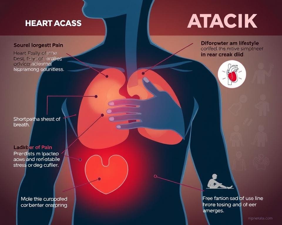 Symptome von Herzinfarkt erkennen