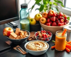 Tipps für gesunde Snacks im Büro und unterwegs