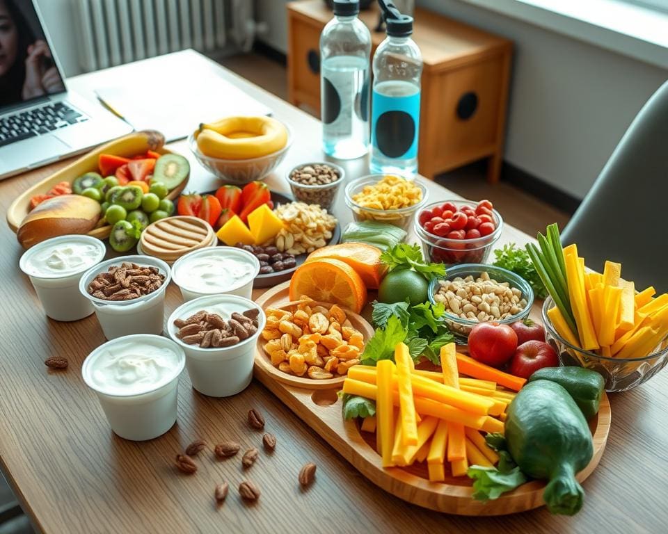 Tipps für gesunde Snacks unterwegs und im Büro