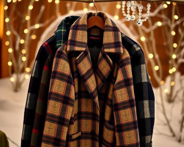 Wollmäntel mit Karomuster: Der klassische Winterlook