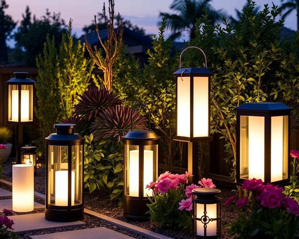 moderne LED-Außenbeleuchtung