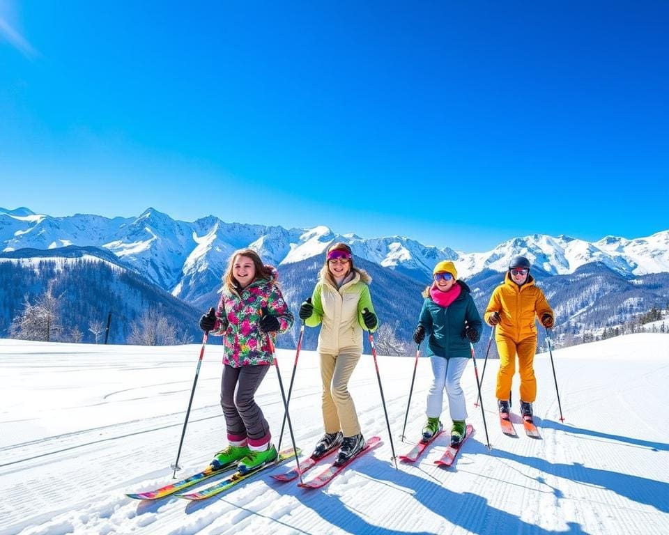 Familien-Skiurlaub