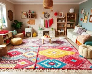 Teppiche im Boho-Look für lebendige Kinderzimmer