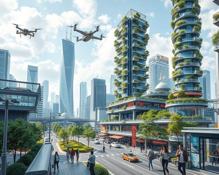 Welche Trends dominieren die Entwicklung smarter Städte 2025?