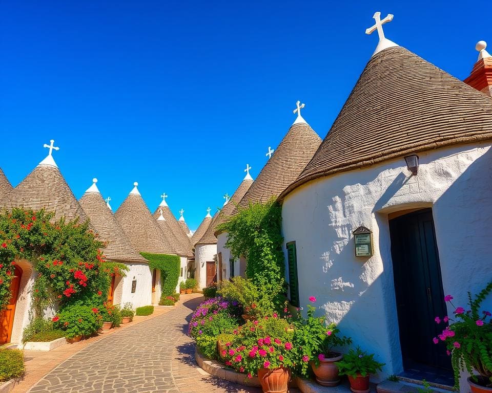 beeindruckende Trulli-Häuser