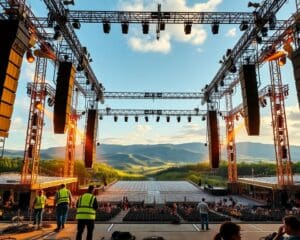 Open-Air-Events mit professioneller Bühnentechnik