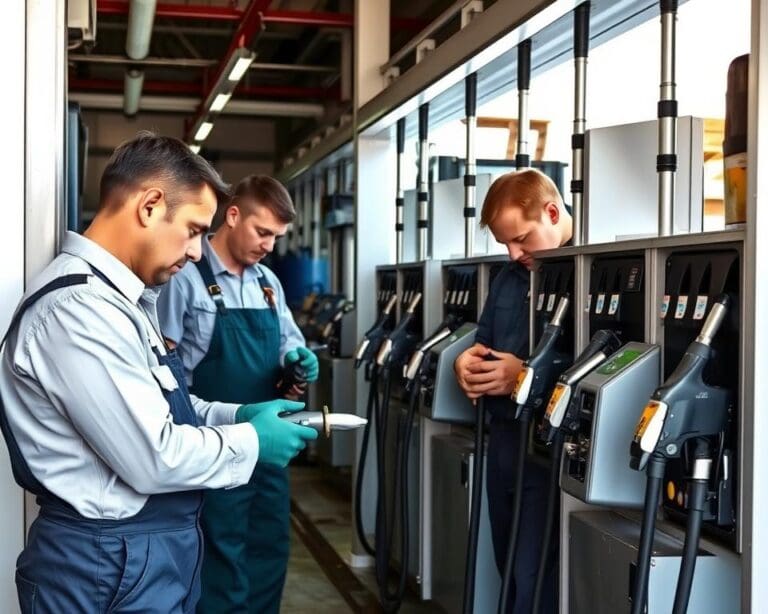 Tankstellenmechaniker: Die Wartung von Zapfsäulen und Systemen