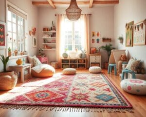 Teppiche im Boho-Look für kreative Kinderzimmer